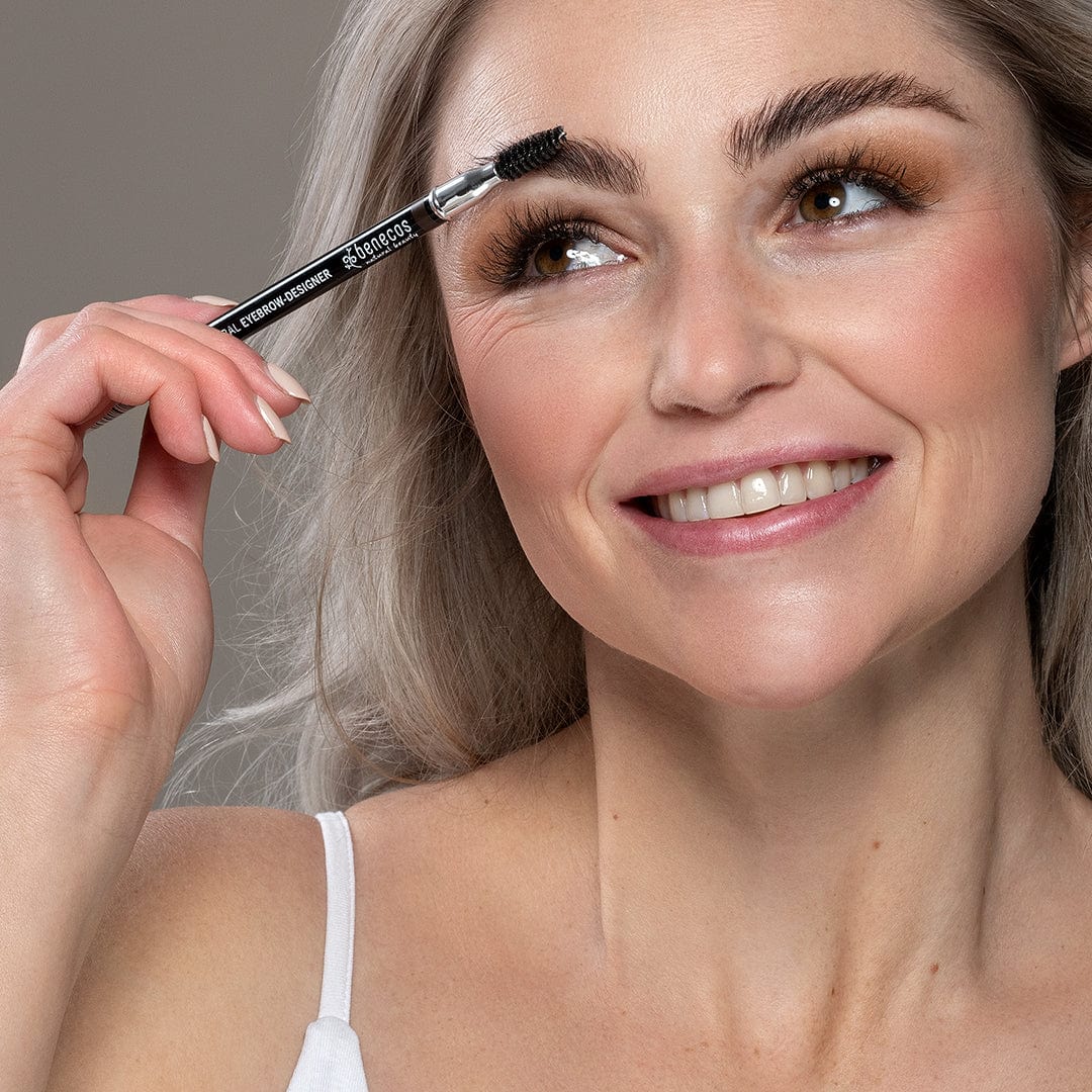 Doğal Vegan Fırçalı Kaş Kalemi - Benecos Eyebrow Designer