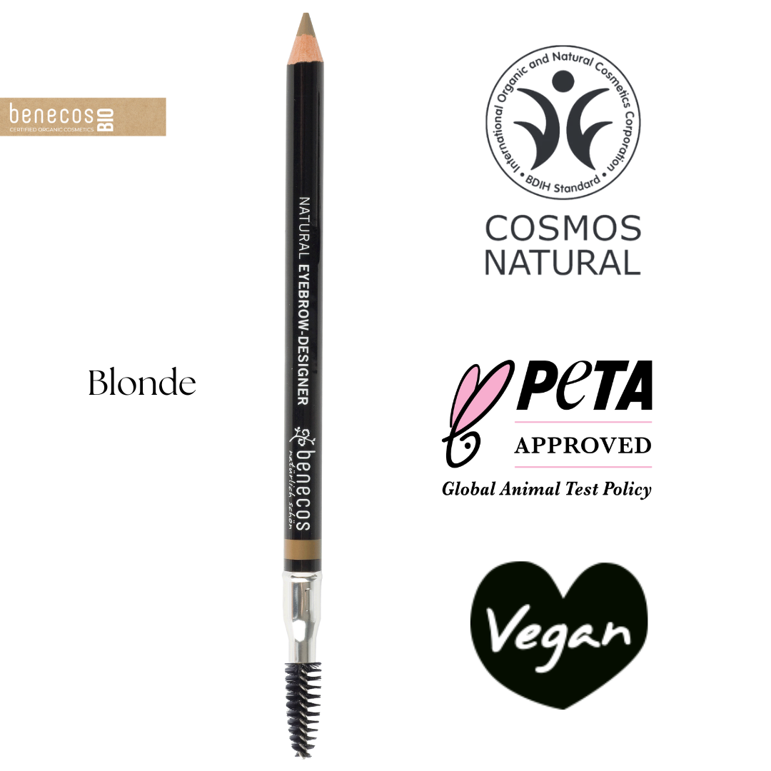 Doğal Vegan Fırçalı Kaş Kalemi - Benecos Eyebrow Designer