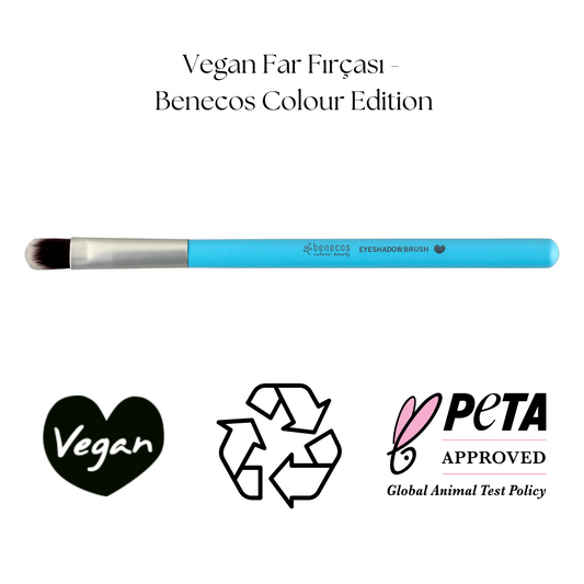 Vegan Göz Farı Fırçası - Benecos Colour Edition