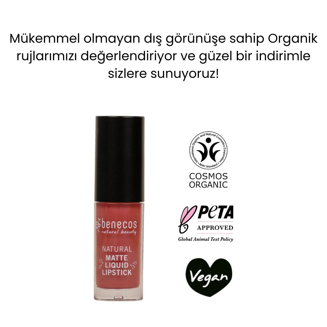 Organic Certified Matte Liquid Lipstick - Benecos