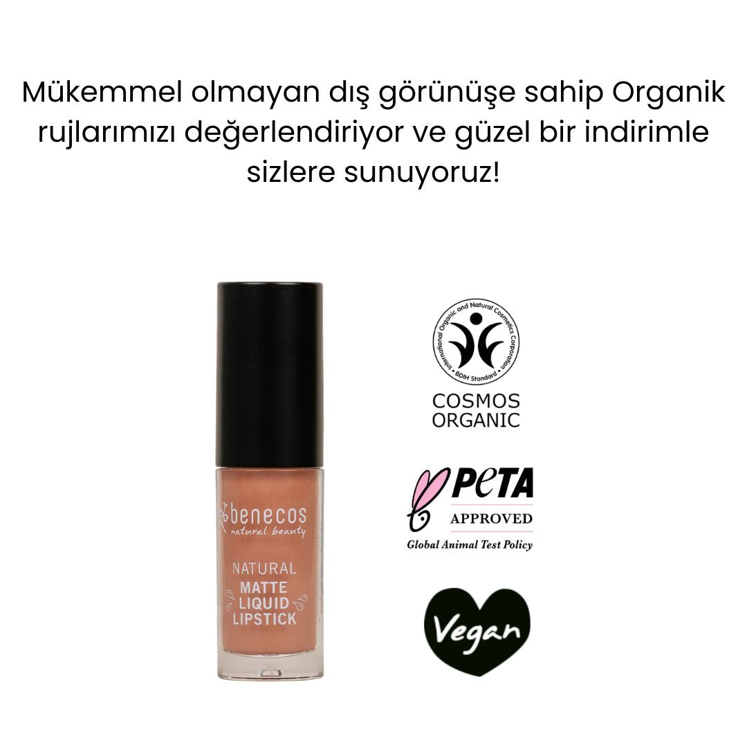 Organic Certified Matte Liquid Lipstick - Benecos