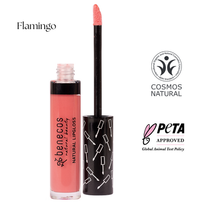 Doğal Nemlendirici Lipgloss - Flamingo - Benecos