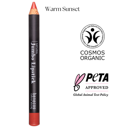 Organik Kalem Ruj - Warm Sunset- Benecos Jumbo Lipstick