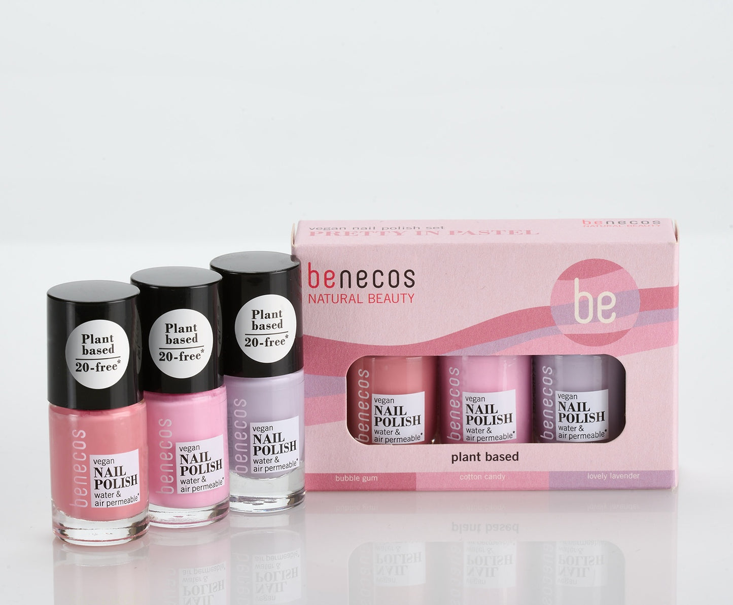 Pretty in Pastel - Doğal İçerikli Vegan Oje Seti - Benecos