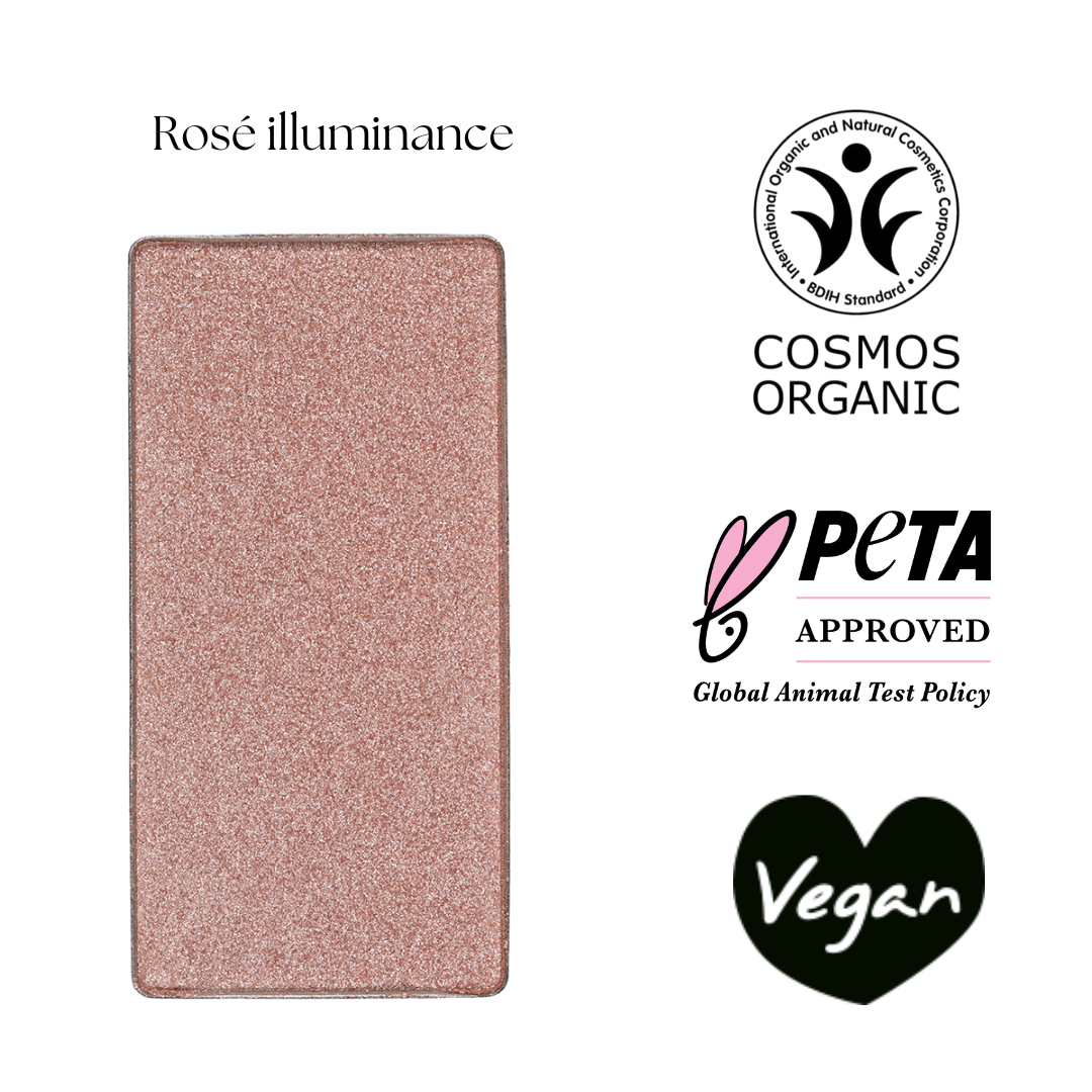 Organik Yedek/Refill Highlighter - Rosé Illuminance - Benecos