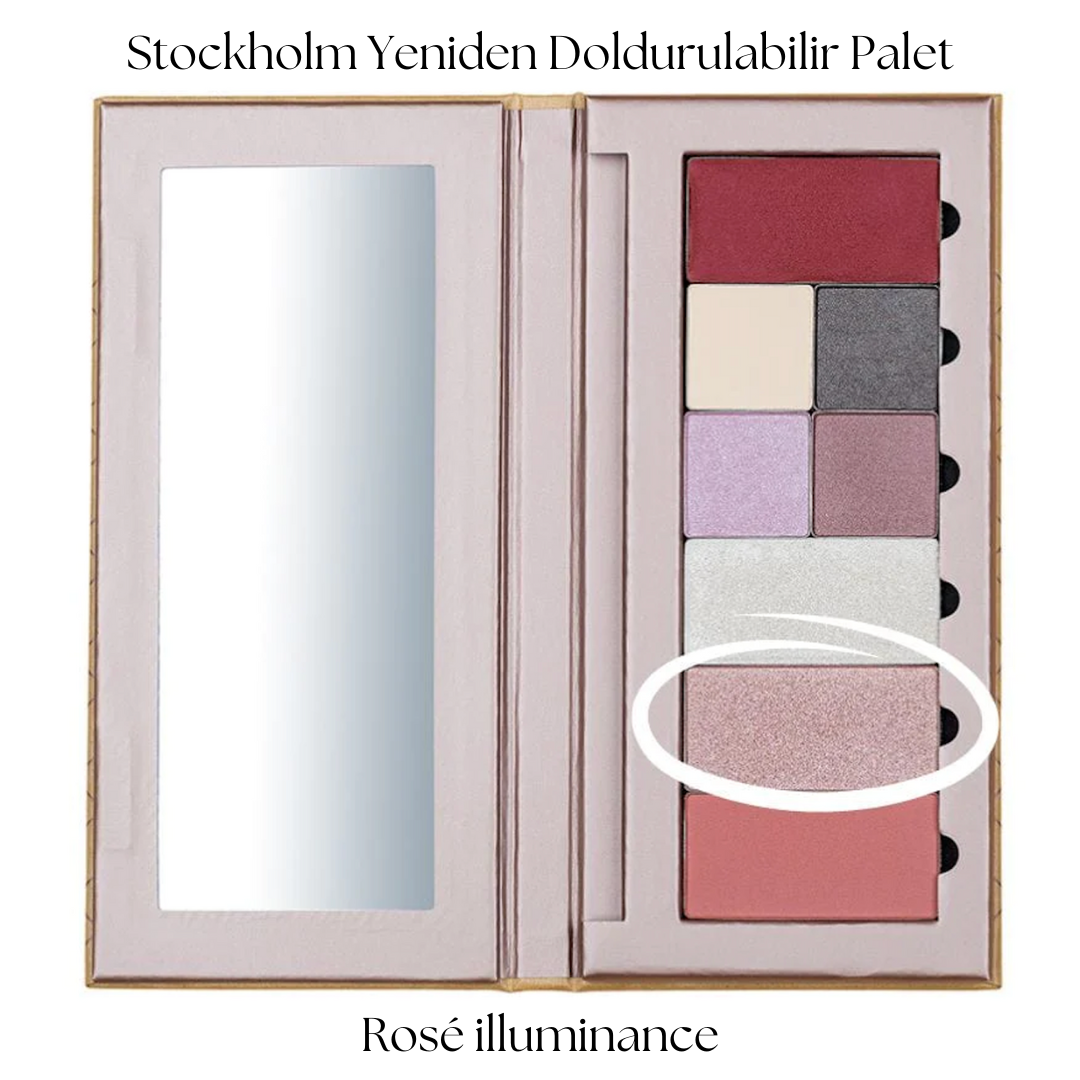 Organik Yedek/Refill Highlighter - Rosé Illuminance - Benecos