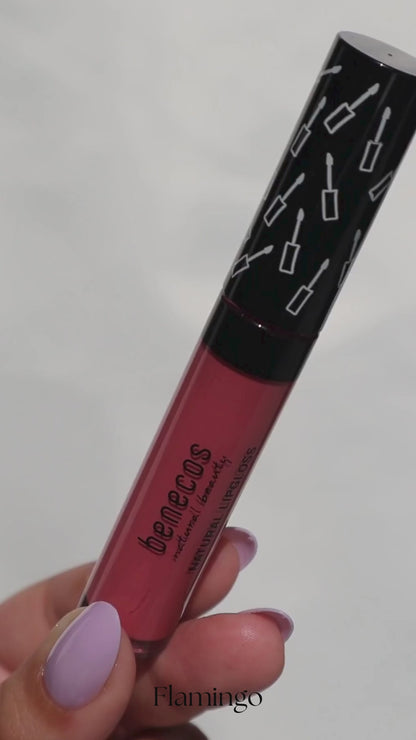 Doğal Nemlendirici Lipgloss - Flamingo - Benecos